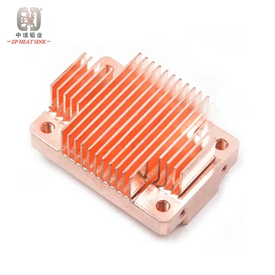 Radiateur de radiateur en cuivre pour éclairage LED minier