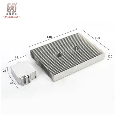 Cours thermiques extrusion d'aluminium personnalisés pour les réfrigérateurs automobiles