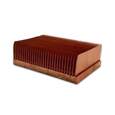 Dissipateur thermique en cuivre d'approvisionnement d'usine - Dissipateur thermique électronique en cuivre rouge, spécifications complètes et personnalisable